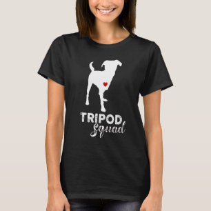 Camiseta Tripod Squad Izquierda Pierna Delantera Amputación