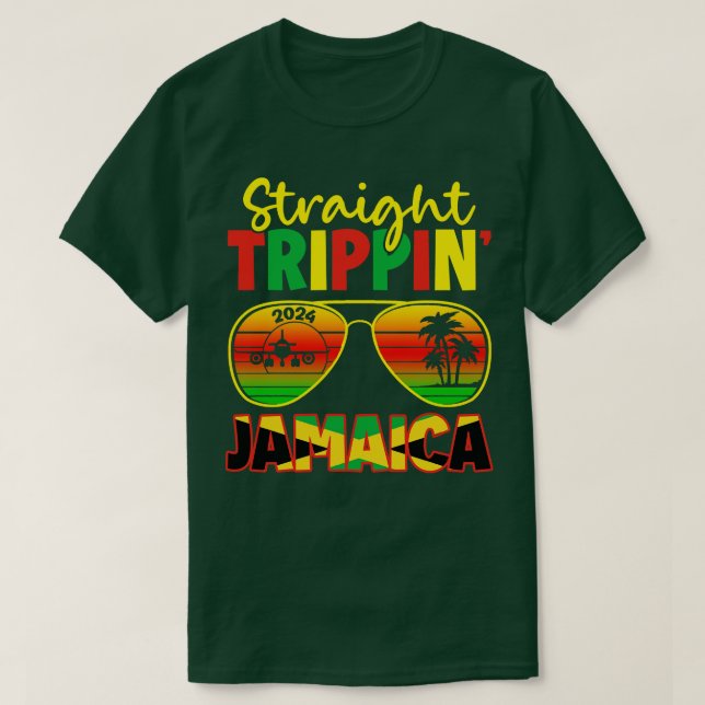 Camiseta Trippin directo Cancún méxico Jamaica TRip Gift F (Diseño del anverso)