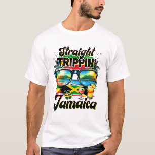 Camiseta Trippin Jamaica Chicas de vacaciones familiares Tr