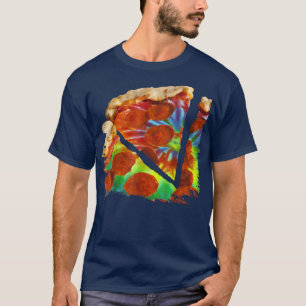 Camiseta Trippy arcoiris de la pizza de tinte de tie 327055