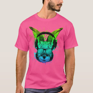 Camiseta Trippy Bunny Shirt Dj Ravers Edm Techno Psychedeli
