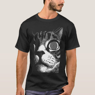 Camiseta Trippy Cat Pastel Gótico Gótico Grunge Alt Punk We