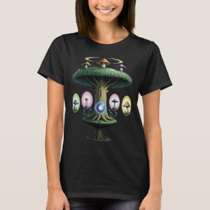 Camiseta Trippy Crystal Magic Mushrooms Alter Sword