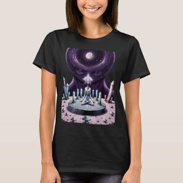 Camiseta Trippy Crystal Magic Mushrooms Alter Sword (Anverso)
