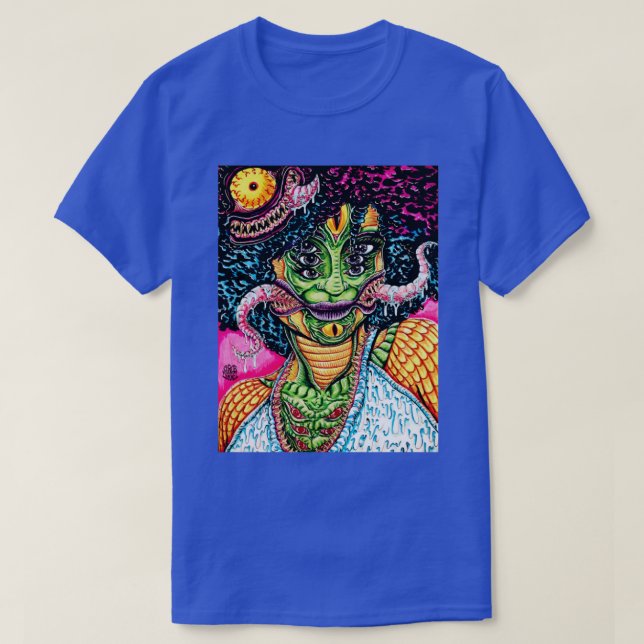 Camiseta Trippy Lady (Diseño del anverso)
