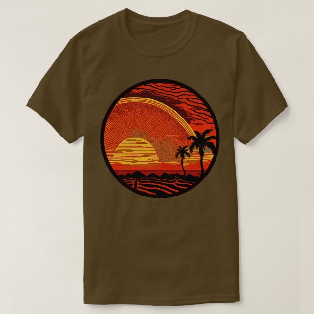 Camiseta Trippy Savanna (Diseño del anverso)