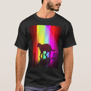 Camiseta Trippy Surrealista Cat Acidwave Surrealismo estéti
