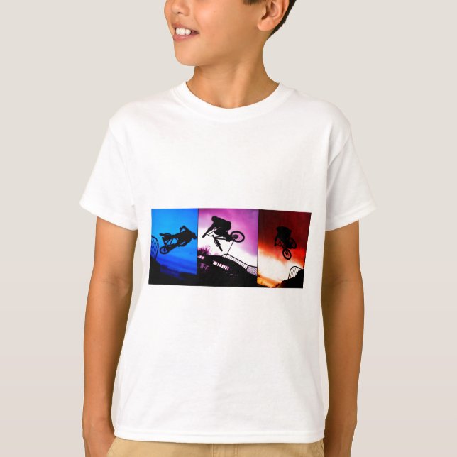 Camiseta Tríptico de BMX (Anverso)