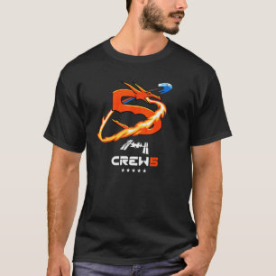 Camiseta Tripulación 5  Crew Dragon  Ingeniería Aeroespacia