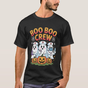 Camiseta Tripulación Boo Boo Enfermera Fantasma Disfraces d