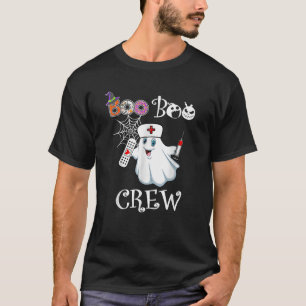 Camiseta Tripulación Boo Boo Fantasma Divertido Paramédico