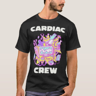 Camiseta Tripulación Cardiaca Feliz Día del Médico