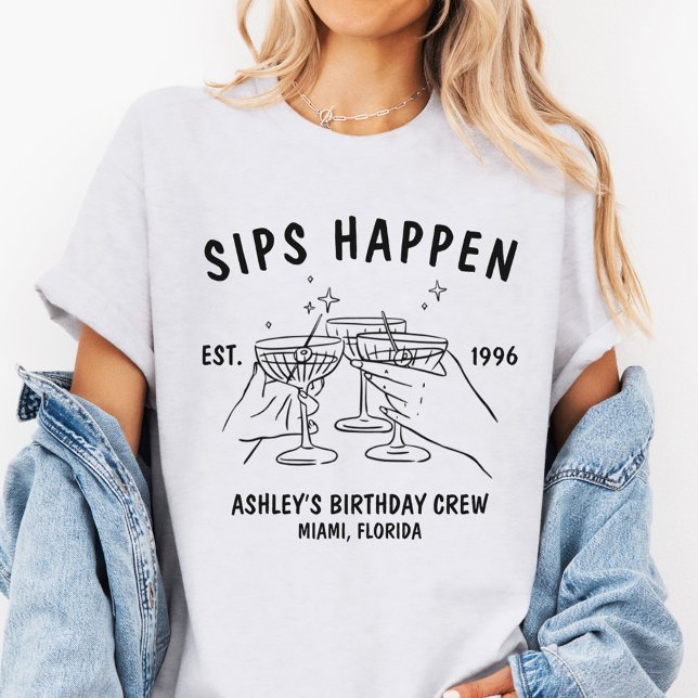 Camiseta Tripulacion Cumpleaños Personalizado Cumpleaños Gr (https://www.zazzle.com/custom_birthday_crew_birthday_trip_group_matching_t_shirt-256630153477512265)