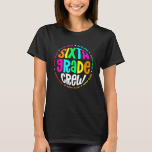 Camiseta Tripulación Cuta De Sexto Grado De Vuelta A La Esc
