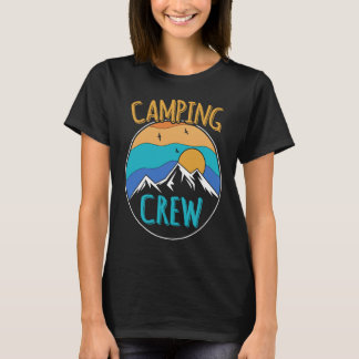 Camiseta Tripulación de acampada viaje de campamento coinci