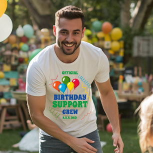 Camiseta Tripulación de Apoyo Oficial de Cumpleaños AKA Pap