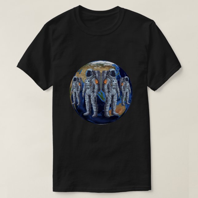 Camiseta Tripulación de astronautas (Diseño del anverso)