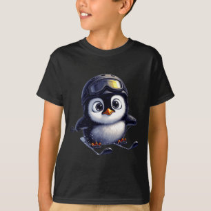Camiseta Tripulación de aventuras invernales de pingüinos e