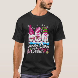 Camiseta Tripulación de bastón de caramelo Grupo familiar a