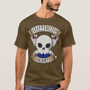 Camiseta Tripulación de bolos Pirata alegre