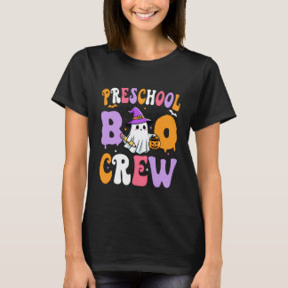Camiseta Tripulación de Boo Preescolar pre-k Espeluznante P