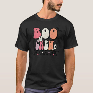Camiseta Tripulación de Boo Retro Halloween Familia Grupo E