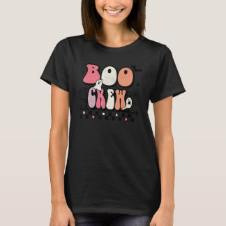 Camiseta Tripulación de Boo Retro Halloween Familia Grupo N