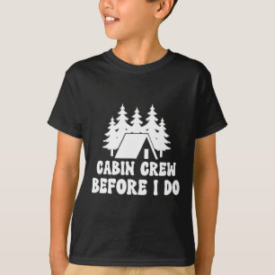 Camiseta Tripulación de Cabina Antes de Hacerlo - Novia Des