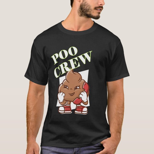 Camiseta Tripulación de caca (Anverso)