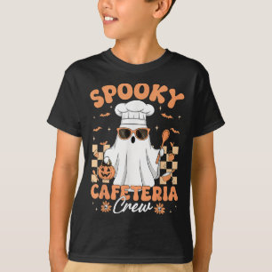 Camiseta Tripulación de cafetería espeluznante Señora del a