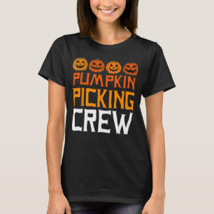 Camiseta Tripulación de calabazas Jack O' Lantern Calabaza