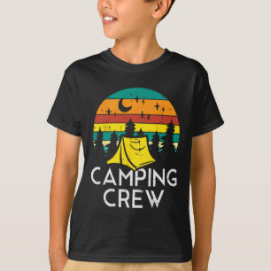 Camiseta Tripulación de Camping Camper Lindo Niños Niñas Jó