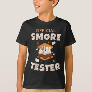 Camiseta Tripulación de Camping Probador Oficial de Smores