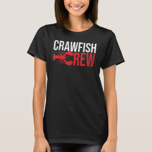 Camiseta Tripulación de cangrejos de río cajún Cangrejos de