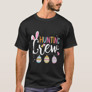 Camiseta Tripulación de caza de huevos día de Pascua Famili