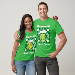 Camiseta Tripulación de Cerveza Shamrock