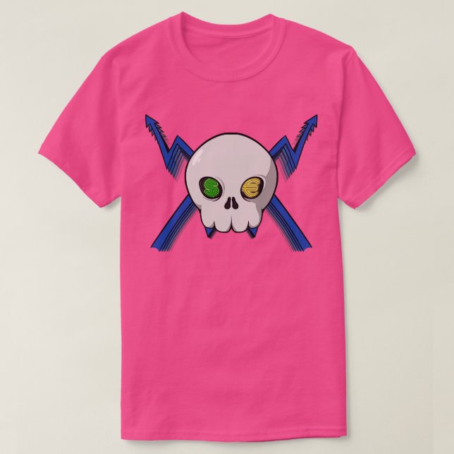 Camiseta Tripulación de corredores Pirata alegre sin leyend (Diseño del anverso)