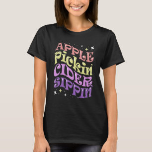 Camiseta Tripulación de cosecha de manzanas para hacer sidr