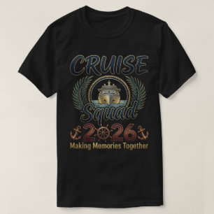 Camiseta Tripulación de Crucero 2026 Creando Recuerdos Junt