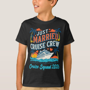 Camiseta Tripulación de crucero casada vacaciones de crucer