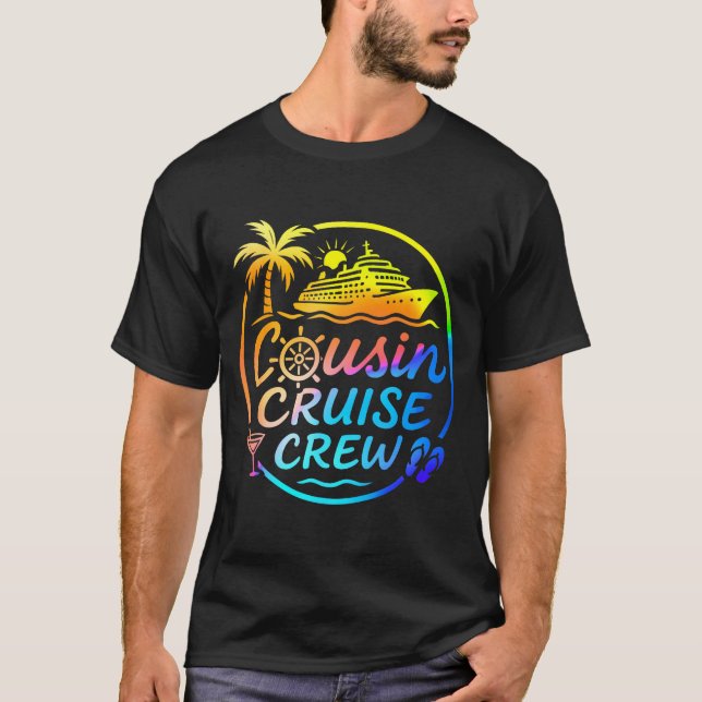 Camiseta Tripulación de crucero de primos Trocal coincidenc (Anverso)