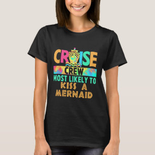 Camiseta Tripulación de crucero de vacaciones con Tie Dye m