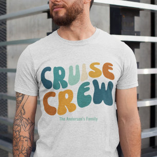 Camiseta Tripulación de crucero personalizada para reunión