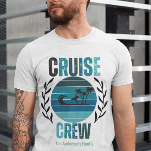 Camiseta Tripulación de crucero personalizado para reunión