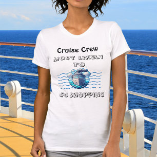 Camiseta Tripulación de Cute Cruise Más Probable Teal Perso