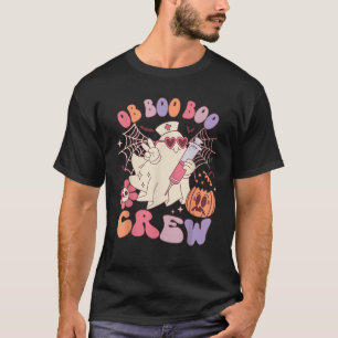 Camiseta Tripulacion de Enfermera de OB Boo Disfraz Diverti