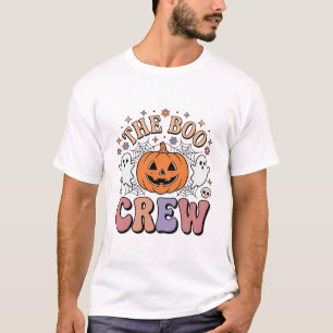 Camiseta Tripulación de fantasmas de Halloween Cute Espeluz