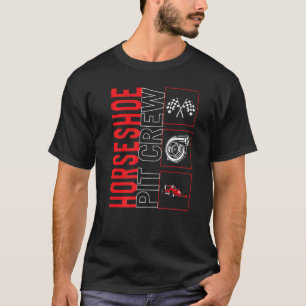 Camiseta Tripulación de foso de herradura de carreras de au