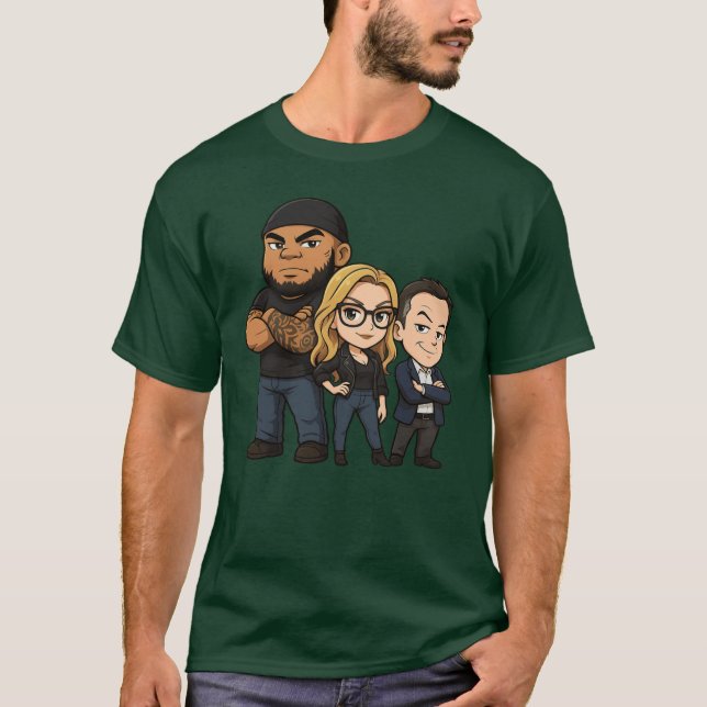 Camiseta Tripulación de Gutfeld Chibi Greg Gutfeld niño (Anverso)