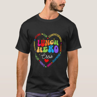 Camiseta Tripulación de héroes del almuerzo Trabajadores di